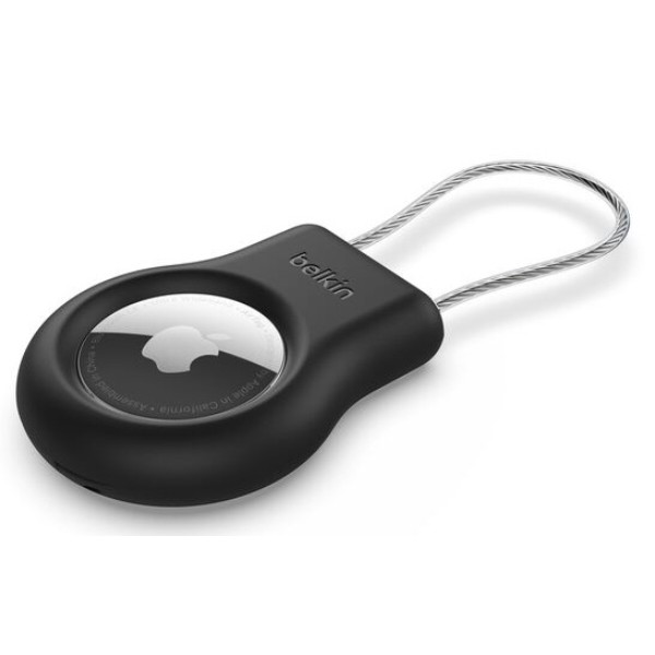 Фото - Чехол для беспроводного маяка Belkin Secure Holder with Wire Cable AirTag, Black (MSC009BTBK)